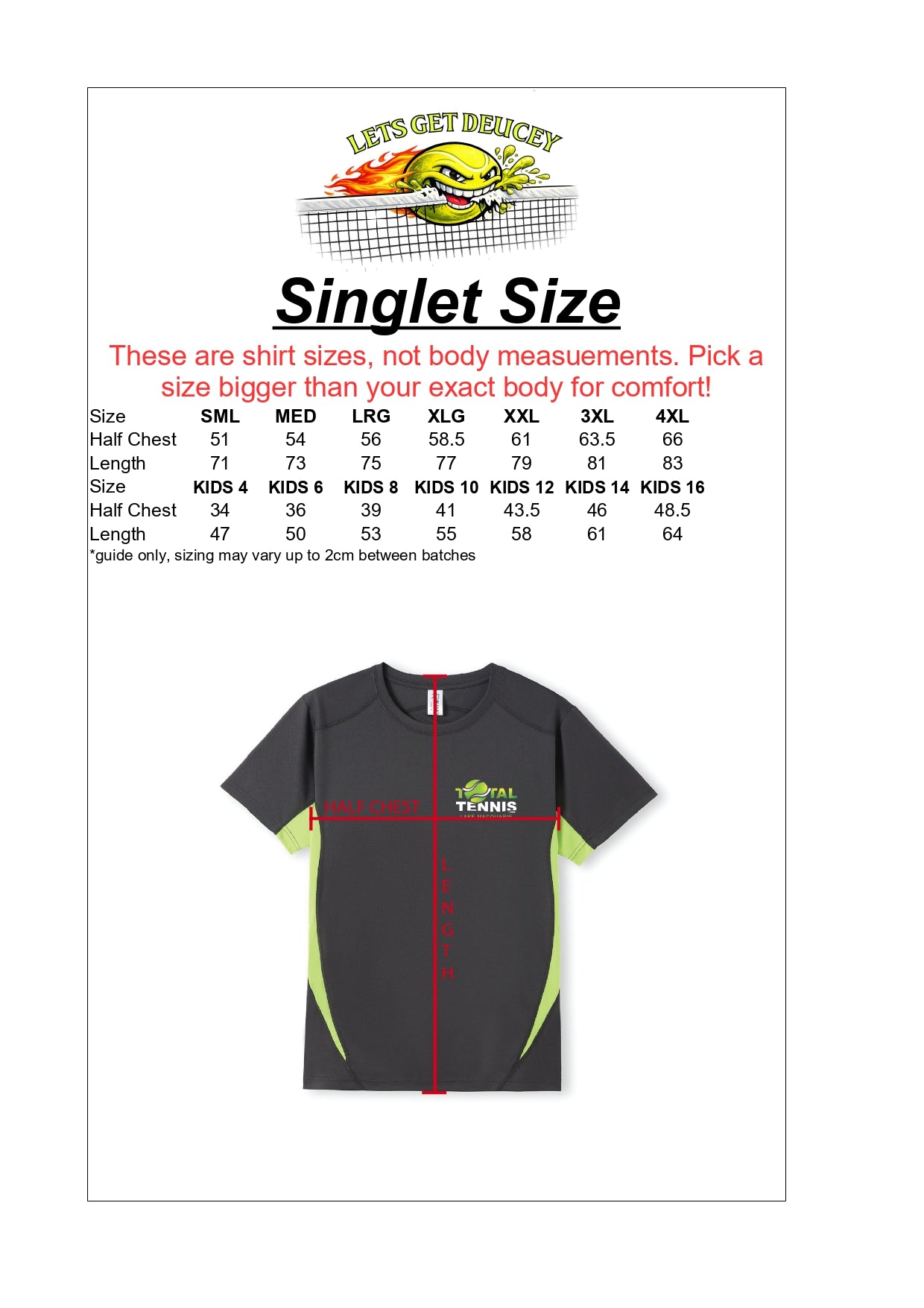 Maitland Players Singlet